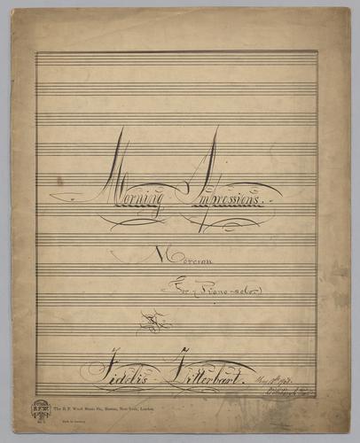 Morning Impressions : Morceau : for Piano solo,