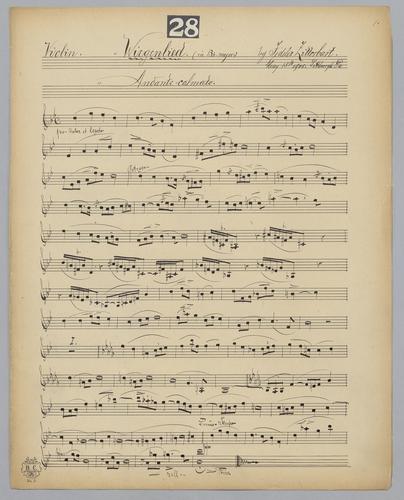 Wiegenlied - Parts: Violin