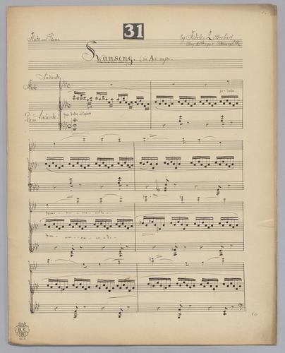 Swansong : [no. 5] - Score