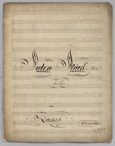 Salon Stück : No. 2 : für Piano : [in A major],