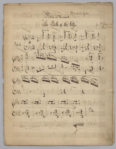 Polka de Concert : The Belle of the Vally : [for piano : in Ab major],