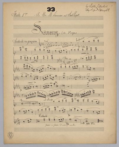 Swansong : in F Major - Parts: Flute 1