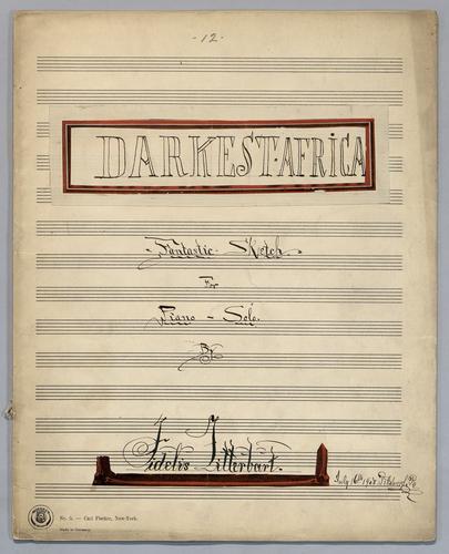 Darkest Africa : Fantastic Sketch : for Piano solo,
