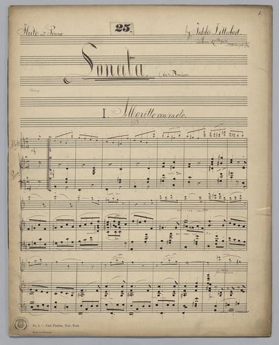 Sonata : [no.] 25 - Score