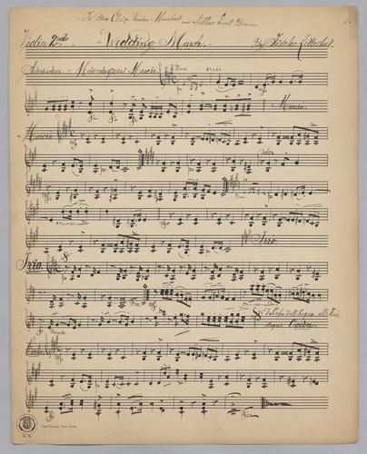 Wedding March - Parts: Violin 2