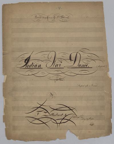 Indian War Dance : Originale : for Piano,
