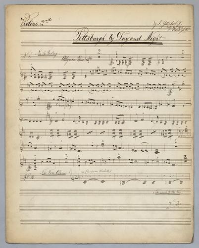 Pittsburg by Day and Night - Parts: Violin 2