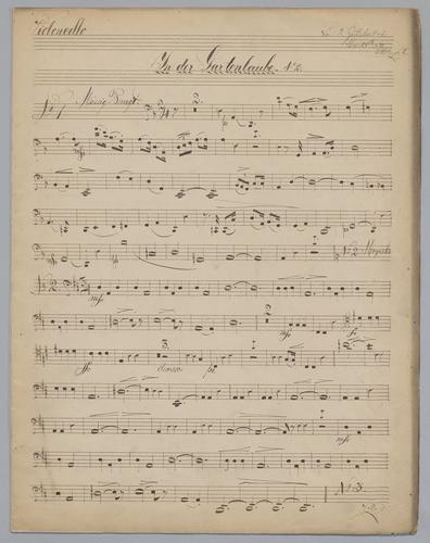 In der Gartenlaube : No. 4 - Parts: Violoncello