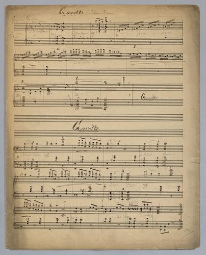 Gavotte : Julius Braun : [for] Piano : [in Eb major]