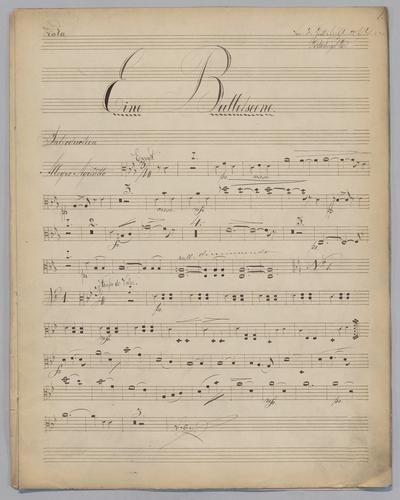 Eine Balletscene - Parts: Viola