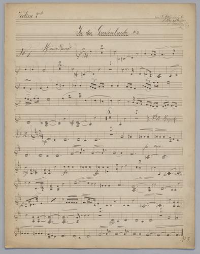 In der Gartenlaube : No. 4 - Parts: Violin 2