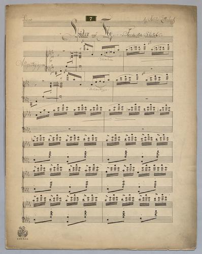 Spider and Fly : Fantastic Sketch : [for] Piano : [in Db major],