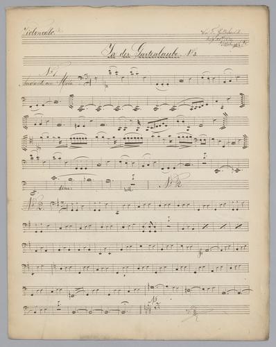 In der Gartenlaube : No. 5 - Parts: Violoncello