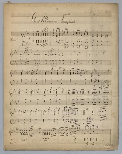 Grand March de Triumphale : [for piano : in Eb major],