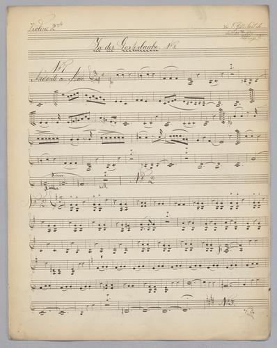 In der Gartenlaube : No. 5 - Parts: Violin 2