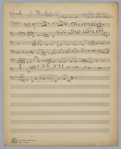 The Mute - Parts: Violoncello