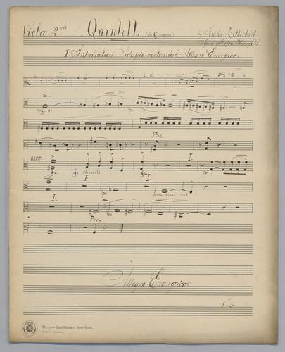 Quintett : in C Major - Parts: Viola 2
