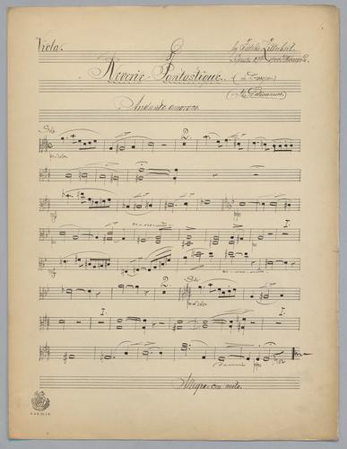 Reverie Fantastique - Parts: Viola