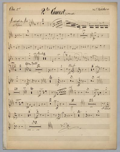 2tes Concerto - Parts: Oboe 2