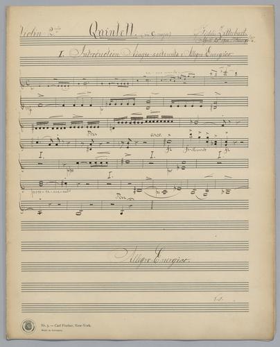 Quintett : in C Major - Parts: Violin 2