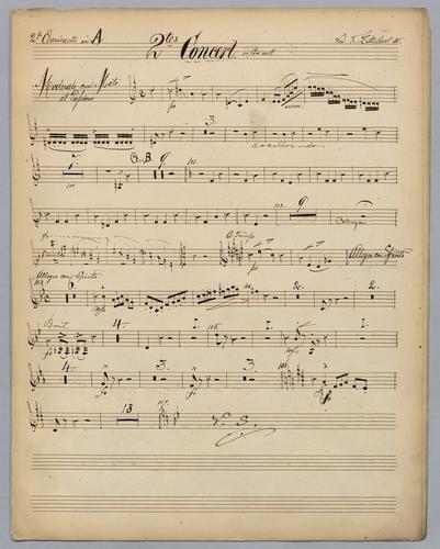 2tes Concerto - Parts: Clarinet 2 in A