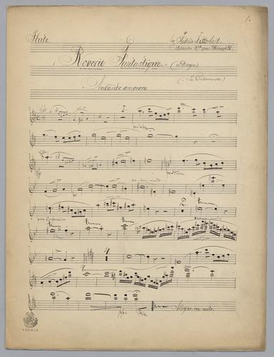 Reverie Fantastique - Parts: Flute