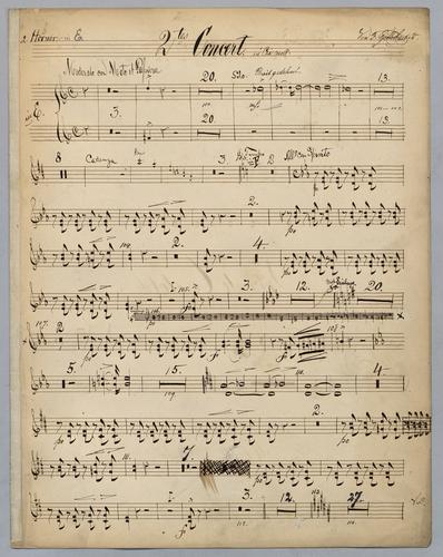 2tes Concerto - Parts: 2 Horns in E
