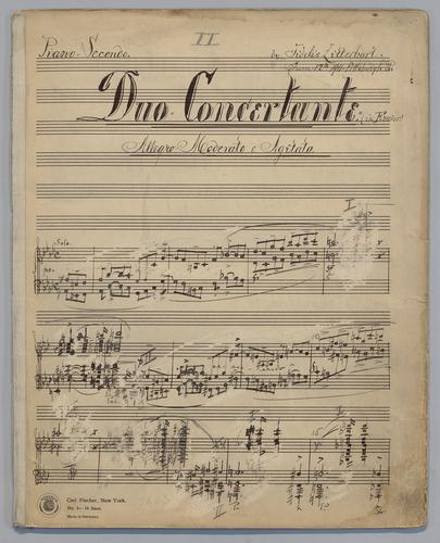 Duo Concertante - Parts: Piano 2