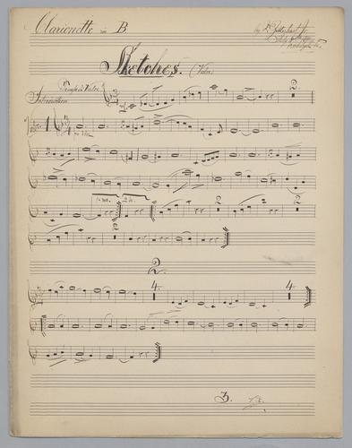 Valse : No. 10 - Parts: Clarinet in B