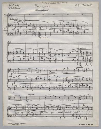 Imogen : Shakespeare : [for] Violin [and] Piano : [in Bb major]