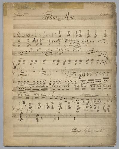 Ouverture : Victor of Rhe - Parts: Violin 1