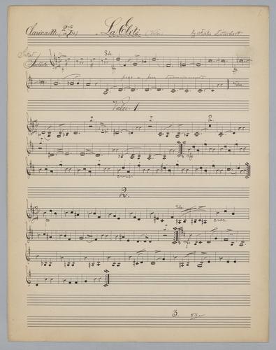 La Elité : Valse - Parts: Clarinet 2