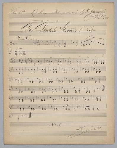 Das Deutsche-Gemüth - Parts: Violin 2