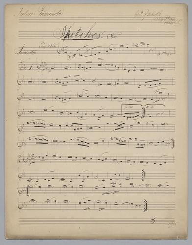 Valse : No. 10 - Parts: Violin 1