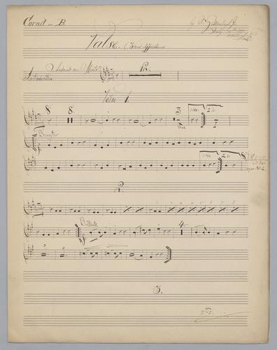 Valse : Weird Fancies - Parts: Cornet in B