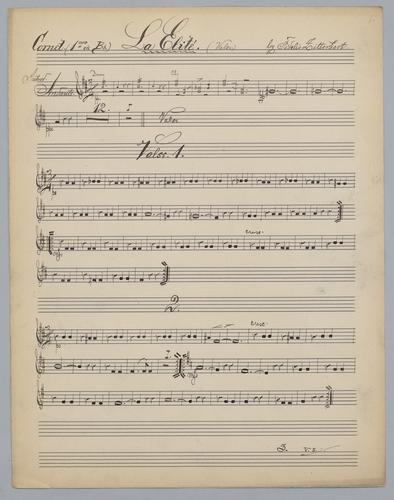 La Elité : Valse - Parts: Cornet 1