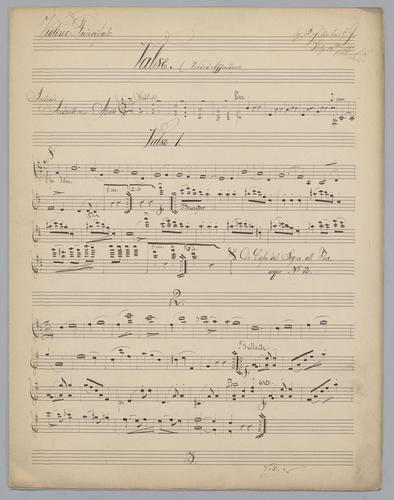 Valse : Weird Fancies - Parts: Violin 1