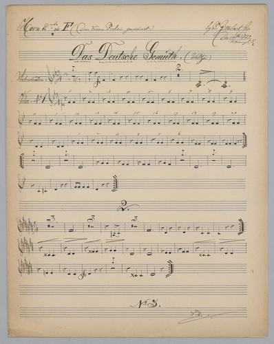 Das Deutsche-Gemüth - Parts: Horn 2