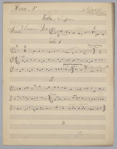 Valse : Weird Fancies - Parts: Horn
