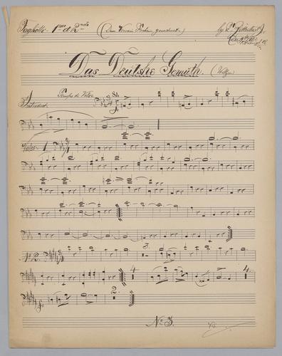 Das Deutsche-Gemüth - Parts: 2 Bassoons