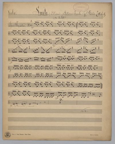 Suite in D Minor : Gulliver's Travels - Parts: Viola