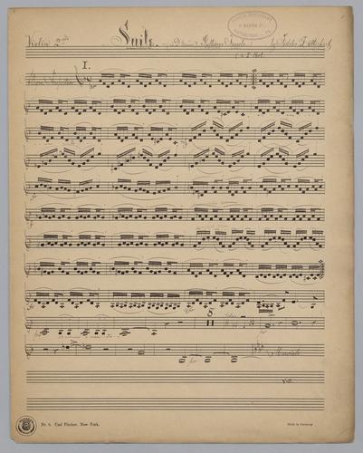SuiSuite in D Minor : Gulliver's Travels - Parts: Violin 2