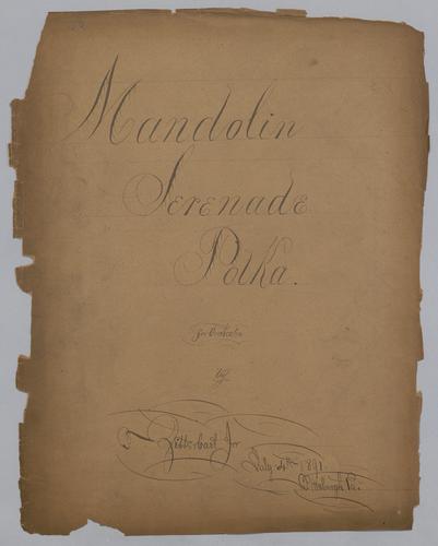 Mandolin Serenade Polka - Score