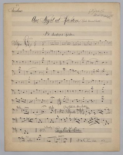 One Night at Richters - Parts: Trombone