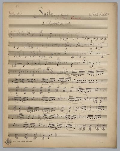 Suite : Cinderella - Parts: Violin 2