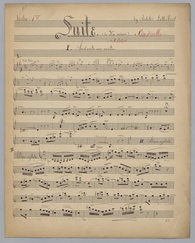 Suite : Cinderella - Parts: Violin 1