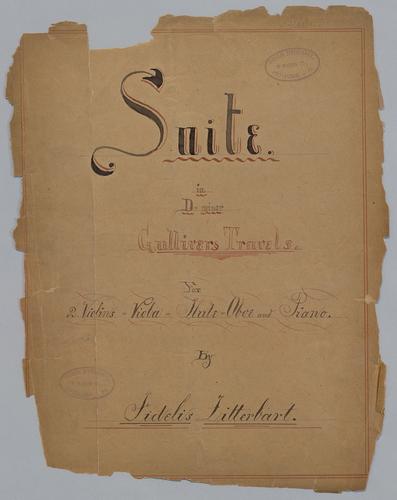Suite in D Minor : Gulliver's Travels - Score