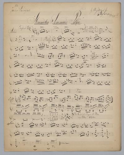 Mandolin Serenade Polka - Parts: Violin 1