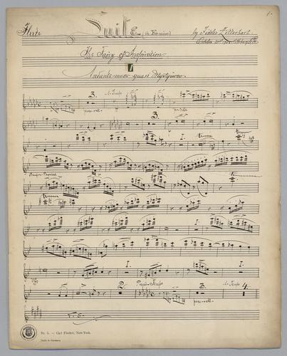 Suite : in Eb Minor - Parts: Flute