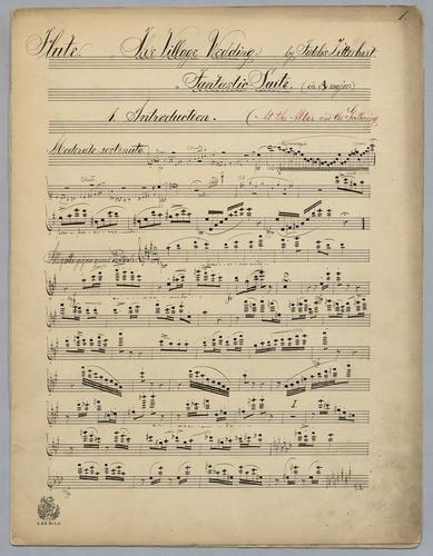 Fantastic Suite : in A Major - Parts: Flute